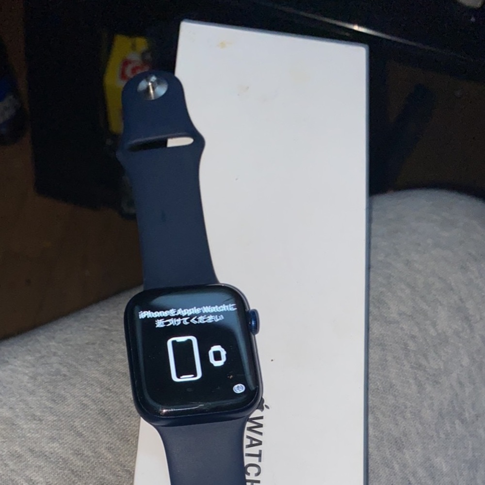 Apple Watch 6 series 44mm navey blue band